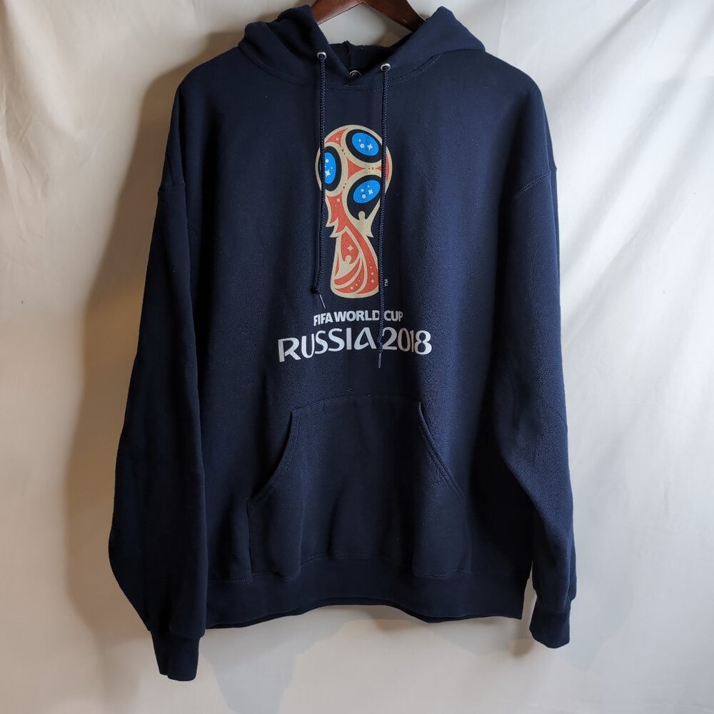 Russia 2018 FIFA World Cup Navy Pullover Hoodie
